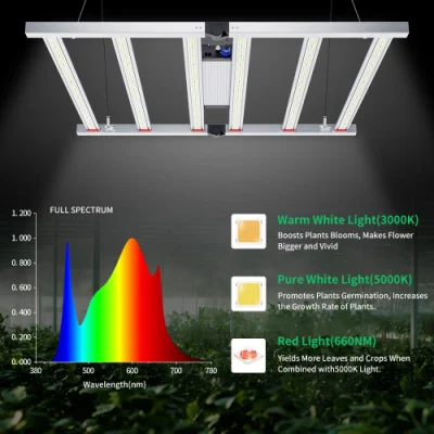 High Power Foldable LED Grow Light 680W Full Spectrum Lm301b Diodes Dimmable Medical Plants LED Grow Lights
