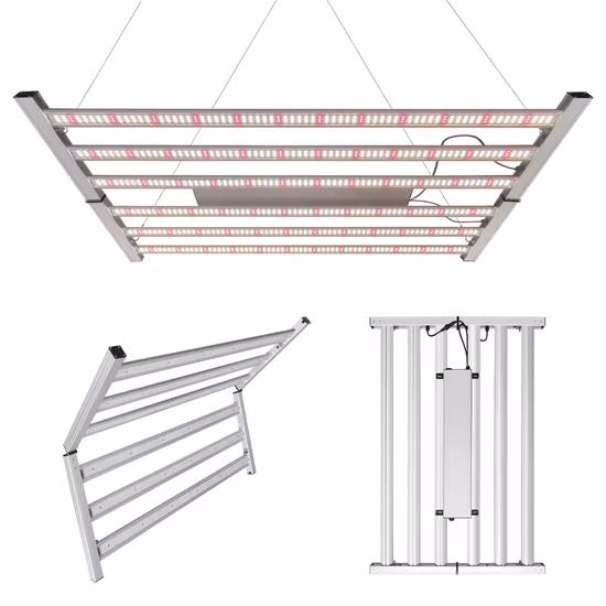 Full Spectrum Spider Grow Light 650W 1000W Foldable Light for Multi